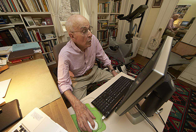 Either in New York City or in Maine, Angell isn't done writing yet.